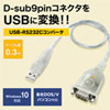 USB-CVRS9H / USB-RS232Cコンバータ(0.3m)