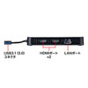 USB-CVU3HD3 USB3.1-HDMIディスプレイアダプタ(4K対応・ 2出力・LAN-ポート付き) USB-CVU3HD3 / USB3.1-HDMIディスプレイアダプタ(4K対応・ 2出力・LAN-ポート付き)