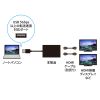 USB-CVU3HD5 / USB-HDMIディスプレイアダプタ(4K対応・2画面出力)