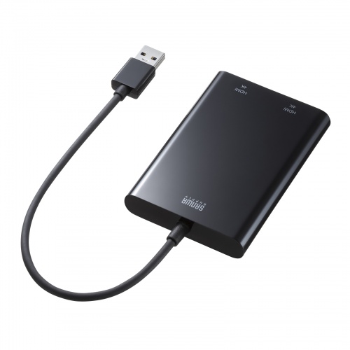 USB-CVU3HD6【USB-HDMIディスプレイアダプタ(4K×2画面出力 USB-CVU3HD6【USB-HDMIディスプレイアダプタ(4K×2画面出力