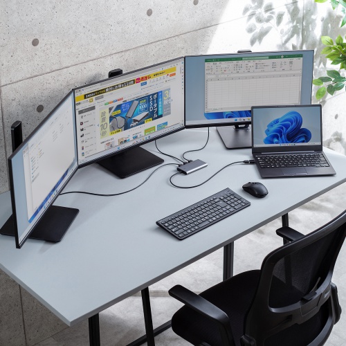 USB-CVU3HD8 / USB-HDMIディスプレイアダプタ（4K×3画面出力）