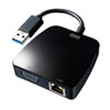 USB-CVU3VL1 有線LANアダプタ(USB3.1 アナログVGA・LAN変換) USB-CVU3VL1 / 有線LANアダプタ(USB3.1 アナログVGA・LAN変換)