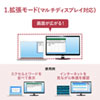 USB-CVU3VL1 有線LANアダプタ(USB3.1 アナログVGA・LAN変換) USB-CVU3VL1 / 有線LANアダプタ(USB3.1 アナログVGA・LAN変換)