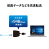 USB-CVU3VL1 有線LANアダプタ(USB3.1 アナログVGA・LAN変換) USB-CVU3VL1 / 有線LANアダプタ(USB3.1 アナログVGA・LAN変換)