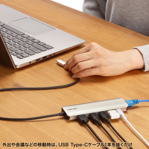 USB-DKM9S / 8K対応 USB Type-C ドッキングステーション