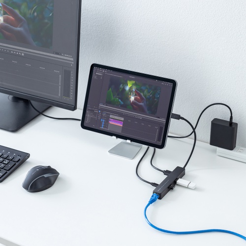 USB-DKMC13BK / USB Type-Cドッキングステーション