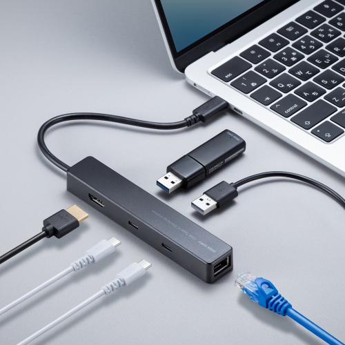 USB-DKMC13BK / USB Type-Cドッキングステーション