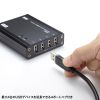 USB-EXSET4 USB2.0エクステンダー(100m延長、4ポート) USB-EXSET4 / USB2.0エクステンダー(100m延長、4ポート)