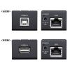 USB-EXSET5 USB2.0エクステンダー(150m延長、1ポート) USB-EXSET5 / USB2.0エクステンダー(150m延長、1ポート)