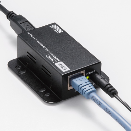 USB-EXSET6 / USB2.0エクステンダー(50m延長、4ポート)