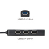 USB-HAC401BK USB3.0+USB2.0コンボハブ(ブラック) USB-HAC401BK / USB3.0+USB2.0コンボハブ(ブラック)