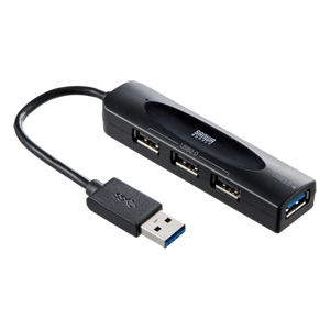 USB-HAC401BK / USB3.0+USB2.0コンボハブ(ブラック)