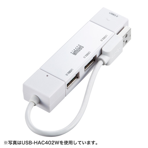 USB-HAC402BK / USB3.0+USB2.0コンボハブ（ブラック）