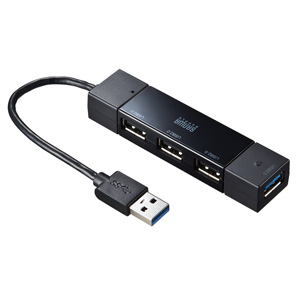 USB-HAC402BK / USB3.0+USB2.0コンボハブ(ブラック)
