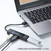 USB-HAC402R / USB3.0+USB2.0コンボハブ（レッド）