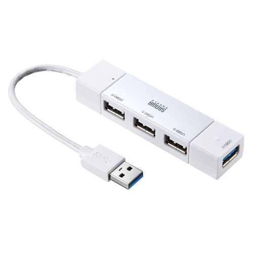 USB-HAC402W / USB3.0+USB2.0コンボハブ（ホワイト）