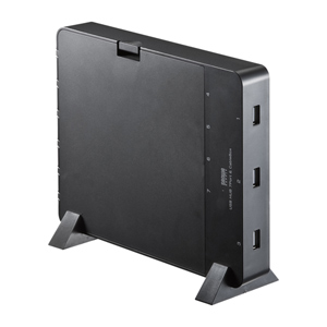 USB-HBX710BK / ケーブル収納BOX付き7ポートUSB2.0ハブ(ブラック)
