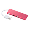 USB-HCS307P SDカードリーダー付きUSB2.0ハブ(ピンク) USB-HCS307P / SDカードリーダー付きUSB2.0ハブ(ピンク)
