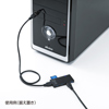 USB-HCS315BK USB3.0 SDカードリーダー付きハブ(ブラック) USB-HCS315BK / USB3.0 SDカードリーダー付きハブ(ブラック)
