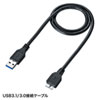 USB-HCS315BK / USB3.0 SDカードリーダー付きハブ（ブラック）