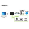 USB-HLA306BKN 有線LANアダプタ-内蔵3ポートUSB2.0ハブ(ブラック) USB-HLA306BKN / 有線LANアダプタ-内蔵3ポートUSB2.0ハブ(ブラック)