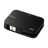 USB-HLA306BK LANアダプタ-内蔵3ポートUSB2.0ハブ(ブラック) USB-HLA306BK / LANアダプタ-内蔵3ポートUSB2.0ハブ(ブラック)