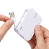 USB-HLA306WN 有線LANアダプタ-内蔵3ポートUSB2.0ハブ(ホワイト) USB-HLA306WN / 有線LANアダプタ-内蔵3ポートUSB2.0ハブ(ホワイト)