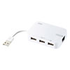 USB-HLA306WN 有線LANアダプタ-内蔵3ポートUSB2.0ハブ(ホワイト) USB-HLA306WN / 有線LANアダプタ-内蔵3ポートUSB2.0ハブ(ホワイト)