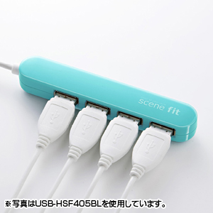 USB-HSF405BK / 4ポートUSB2.0ハブ　scene fit（ブラック）