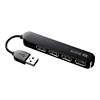 USB-HSF405BK / 4ポートUSB2.0ハブ　scene fit（ブラック）