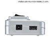 USB-HSL415W / 個別スイッチ付き4ポートUSB2.0ハブ（ホワイト）
