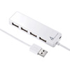USB-HTV410WN HDD接続対応・面ファスナー付4ポートUSB2.0ハブ(ホワイト) USB-HTV410WN / HDD接続対応・面ファスナー付4ポートUSB2.0ハブ(ホワイト)