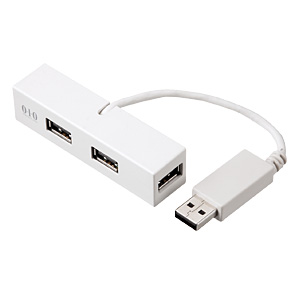 USB-HUB010WH / USB2.0ハブ（4ポート・ホワイト）