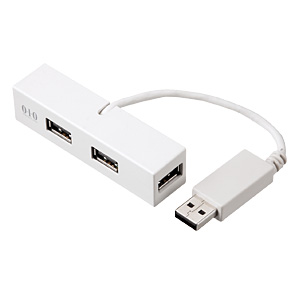 USB-HUB010WH / USB2.0ハブ(4ポート・ホワイト)