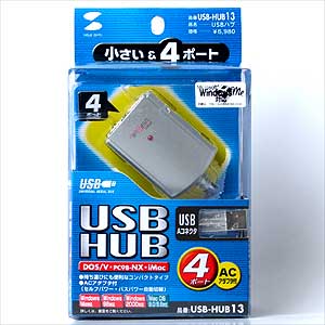 USB-HUB13 / USBハブ(コンパクト4ポート)