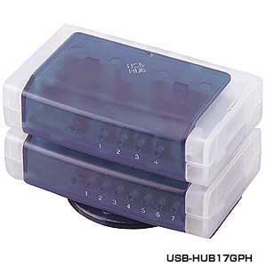 USB-HUB17SV / USBハブ(7ポート・シルバー)