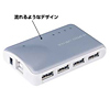 USB-HUB203SV USB2.0ハブ(シルバー) USB-HUB203SV / USB2.0ハブ(シルバー)