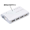 USB-HUB203W USB2.0ハブ(ホワイト) USB-HUB203W / USB2.0ハブ(ホワイト)