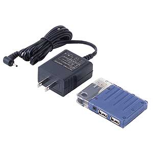 USB-HUB204BL / USB2.0ハブ（ブルー）