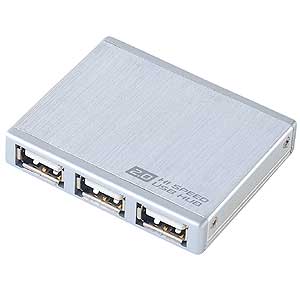 USB-HUB207SV / USB2.0ハブ（シルバー）