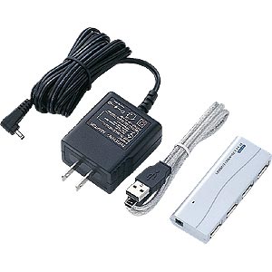 USB-HUB208SV / USB2.0ハブ（4ポート・シルバー）