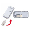 USB-HUB209SV / USB2.0ハブ（ACアダプタなし・シルバー）