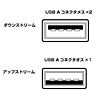 USB-HUB20BL / ポケットUSBハブ（2ポート・ブルーイッシュシルバー）
