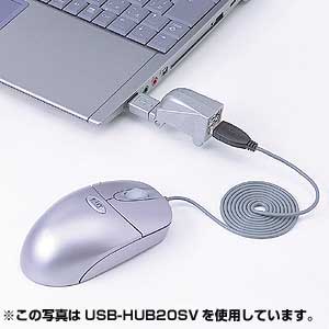 USB-HUB20W / ポケットUSBハブ(2ポート)