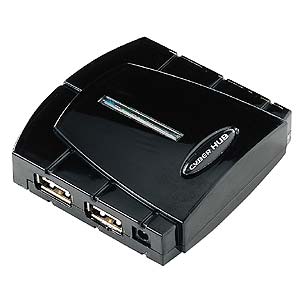 USB-HUB210BK / USB2.0ハブ(4ポート・ブラック)