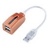 USB-HUB213DA / USB2.0ハブ（2ポート・オレンジ）