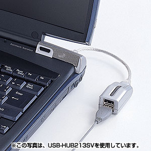 USB-HUB213GR / USB2.0ハブ（2ポート・グリーン）