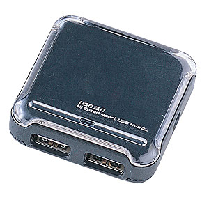 USB-HUB214BK / USB2.0ハブ（4ポート・ブラック）