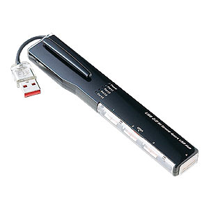 USB-HUB215BK / USB2.0ハブ（4ポート・ブラック）
