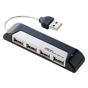 USB-HUB217BK / USB2.0ハブ(4ポート・ブラック)